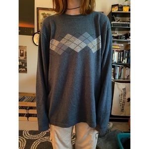 Blue Geoffrey Beene Sweater, XL